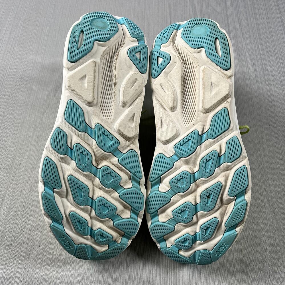 Hoka One One Clifton 9 Women's Size 9.5 Yellow Running Fitness Shoes 1127896 LCS - Picture 5 of 8